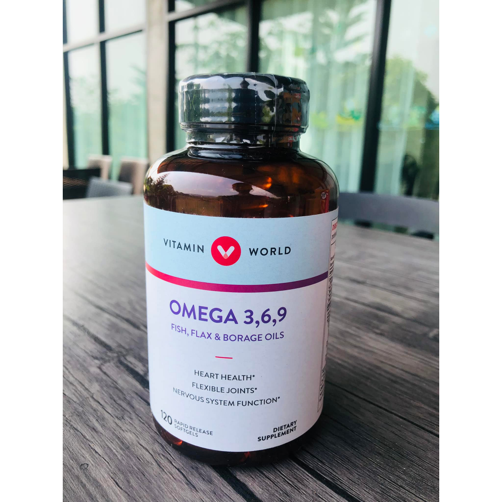 Vitamin World Triple Omega 3-6-9,120Softgels