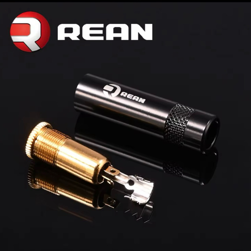แจ็ค 3.5 มม. ตัวเมีย REAN แท้ NYS240LBG รองรับสาย 6 mm แท้นำเข้า