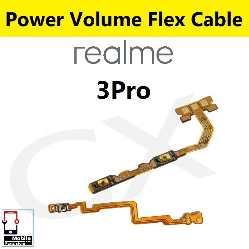แพรสวิตช์ Realme 3Proแพรpower แพรปิดเปิดSwitch flex cable volume button  Realme 3Pro