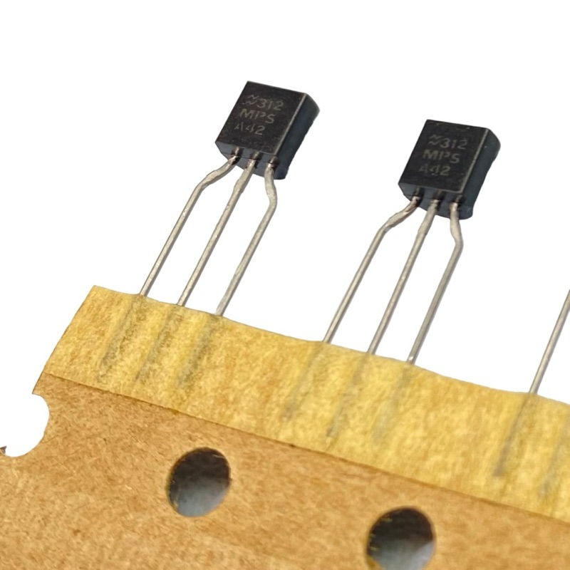 MPSA42 ทรานซิสเตอร์ NPN ซิลิคอน Transistor 300V, 300Ma, TO-92 (10ชิ้น) High Voltage Amplifier - National Semiconductor
