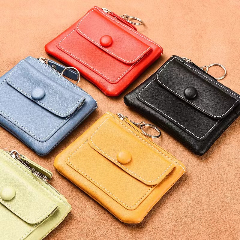 shinygirl:พร้อมส่ง กระเป๋าสตางค์ใบสั้นPU "PP0309"