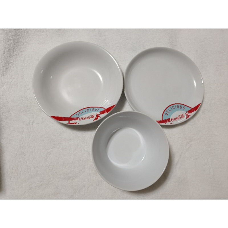 ชุดจาน ชาม coca cola