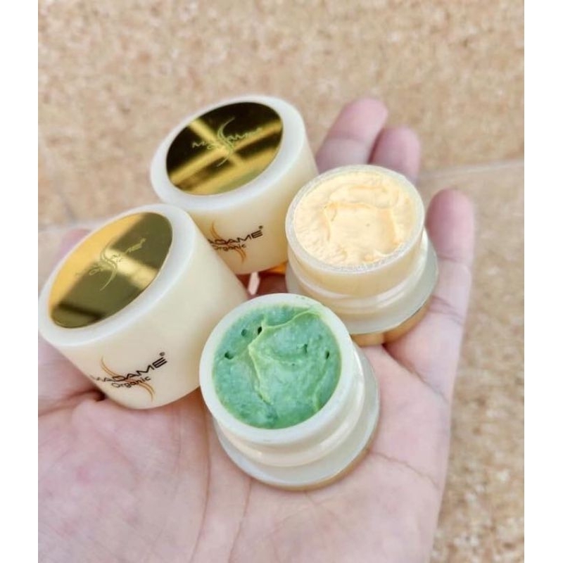 สาหร่าย+ไข่มุก แพคคู่ 2 ชิ้น ครีมมาดามออแกนิก Madame Organic
