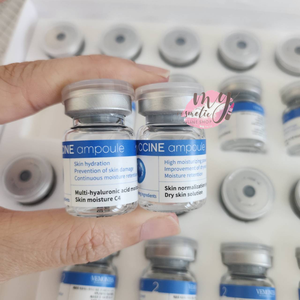 ( แท้ / พร้อมส่ง ) Vemontes Hyccine Ampoule [ แยกขาย เซทคู่ สูตร1+สูตร2 ]
