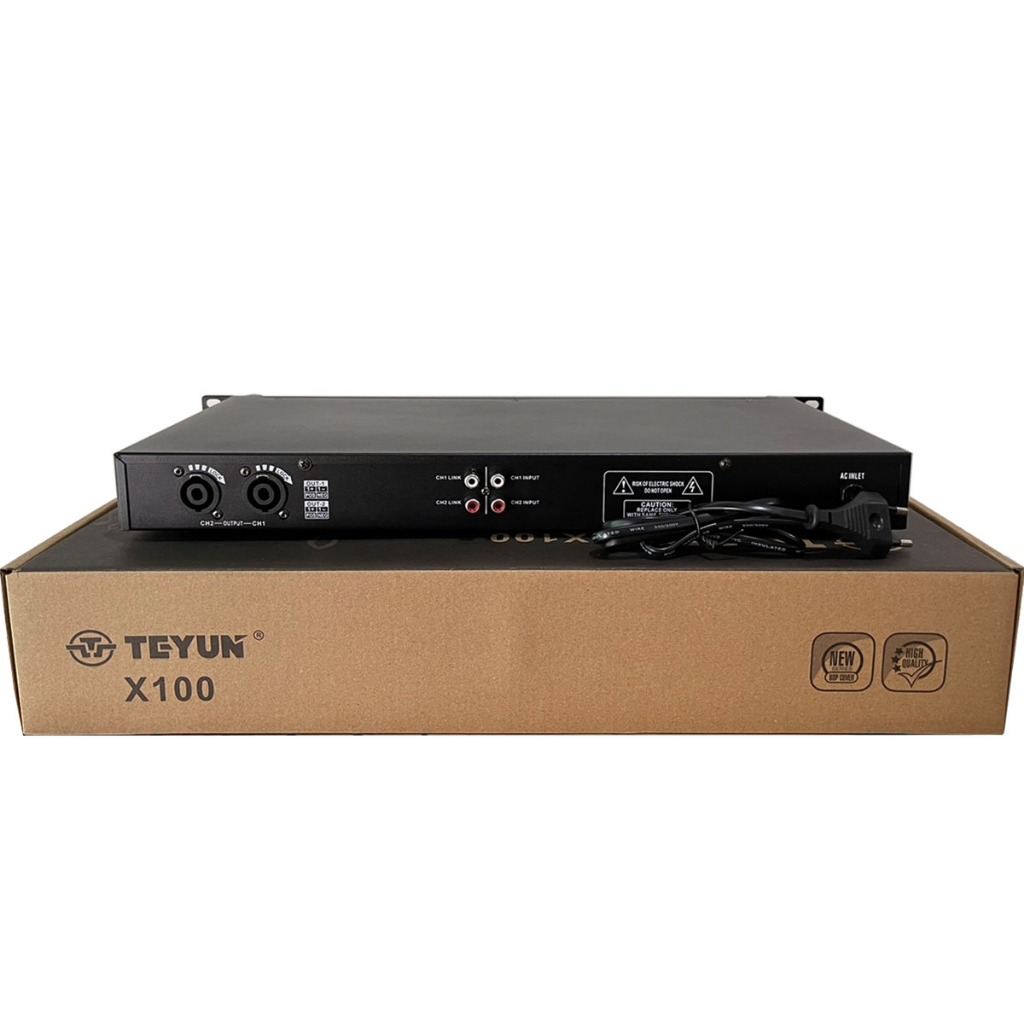 ชุคเพาเวอร์แอมป์+ปรีแอมป์ เพาเวอร์แอมป์รุ่นX-100กำลังขับ300วัตต์RMS ปรีแอมป์คาราโอเกะไฟLED มี mp3 USB รุ่นK-95BT