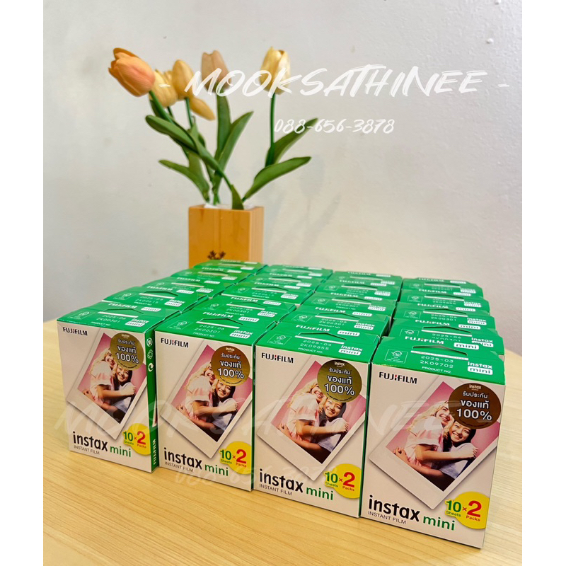 ของแท้ 💯 Instax mini film ฟิล์มโพลารอยด์ กล่อง 10/20 ใบ (ล็อต2027)