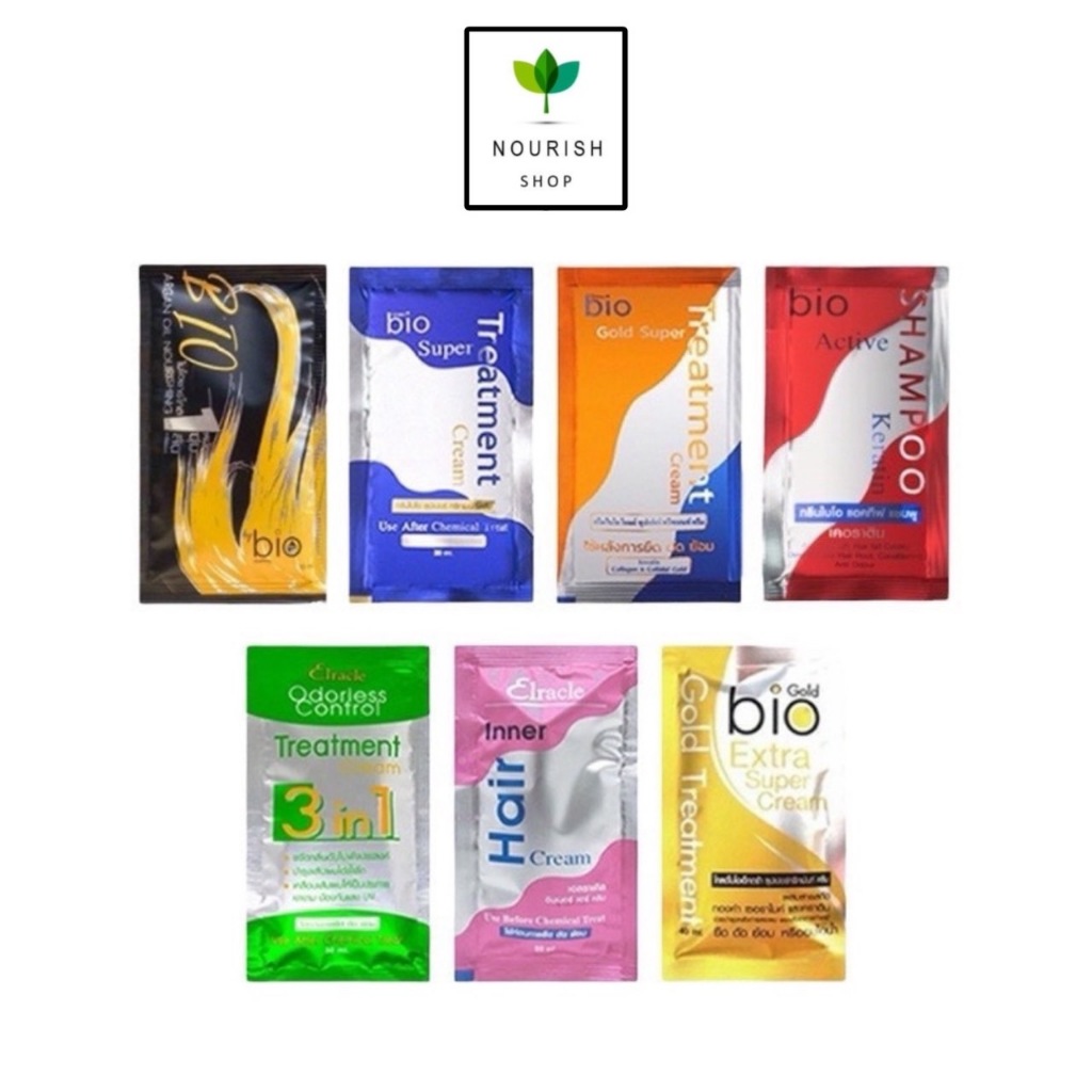 (1ซอง) Bio Treatment Cream กรีนไบโอ ทรีทเมนต์