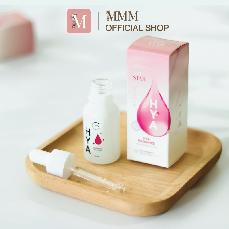 149สตาร์ ไฮยา&ไวท์เทนนิ่งเซรั่ม *15ml* เซรั่มบำรุงผิวหน้าได้อย่างล้ำลึก เนียนนุ่ม เพียงข้ามคืน ช่วยลดเลือนฝ้ากระได้