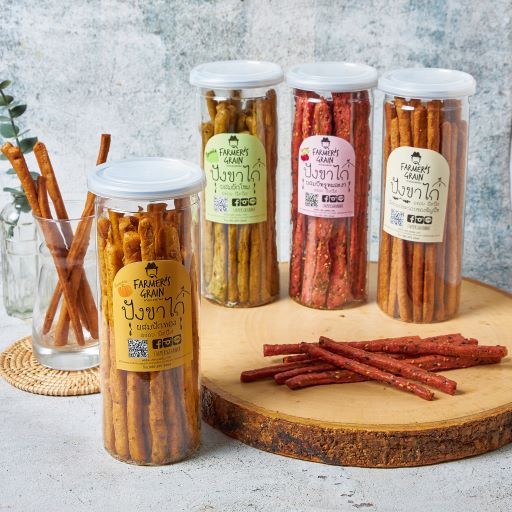 ขนมปังขาไก่ Farmer's Grain 4 รสชาติ