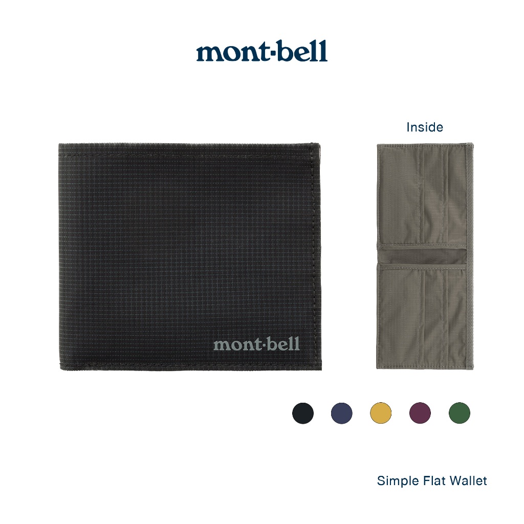 Montbell กระเป๋าตัง รุ่น 1133370 Simple Flat Wallet