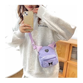 (พร้อมส่ง)J10158กระเป๋าสะพายไหล่ ผ้าลูกฟูก ขนาดเล็ก ลายการ์ตูนสุนัขน่ารัก สําหรับเด็กผู้หญิง