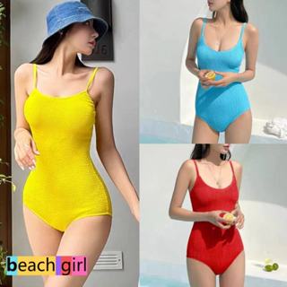 👙beachgirl👙ชุดว่ายน้ำวันพีช รุ่นใหม่ แฟชั่น เปิดกลับ ผ้าเนื้…