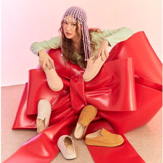 Minx รุ่น Audrey รองเท้าสลิปเปอร์ ทรงสวม ปักลายโบว์ minxshoes