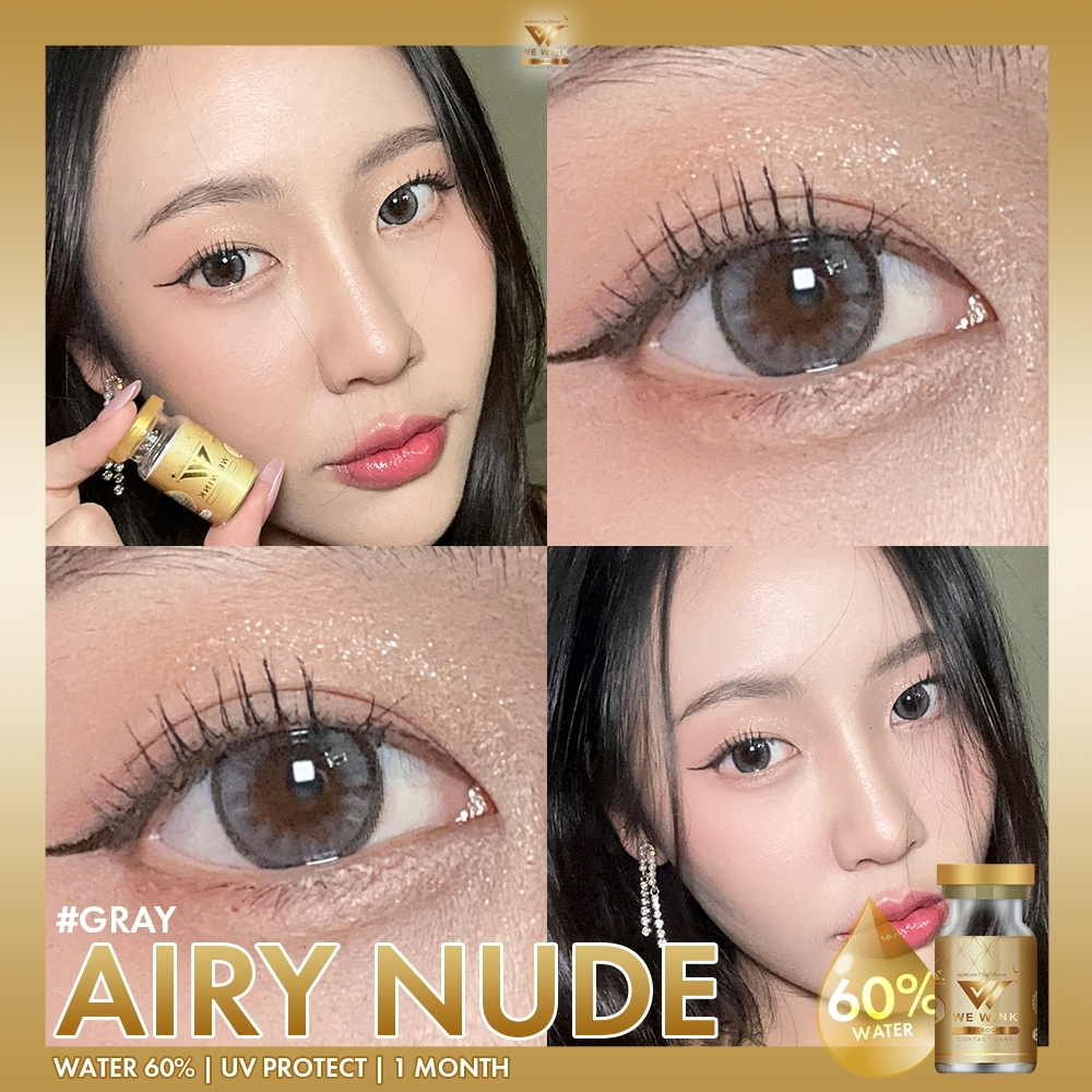 Airy nude-เลนส์พรีเมี่ยม-คอนแทคเลนส์ไฮโดรเจนฝาทอง