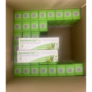 (หลอดใหญ่ 70g) Burnova Gel plus ผสมสารสกัดจากว่านหางจระเข้ 70g