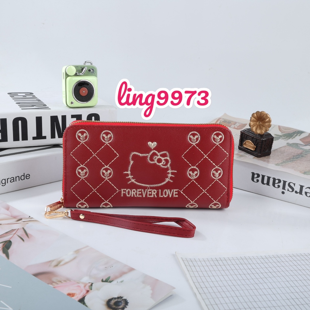 L37AA#กระเป๋าสตางค์ใบยาว.กระเป๋าสตางค์ผู้หญิงกระเป๋าสตางค์ หนังนุ่ม715、อย่างดี，มีสายของมือทุกใบค่ะกระเป๋าใส่โทรศัพท์