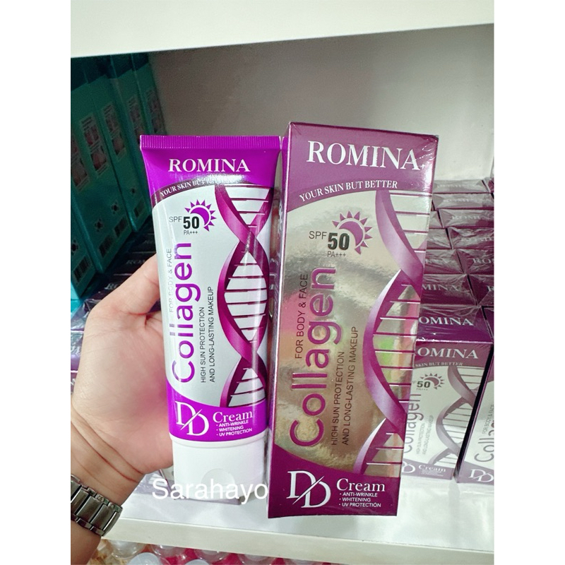 Romina Collagen DD Cream Spf50 100ml. โรมิน่า คอลลาเจน ดีดี ครีม