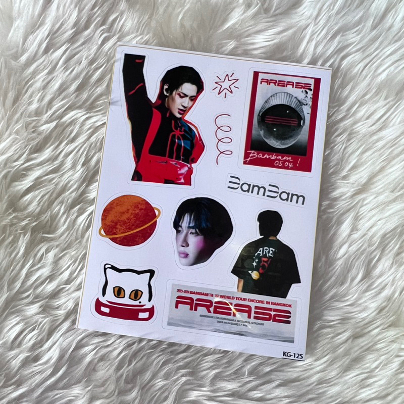 สติ๊กเกอร์แบมแบม คอนarea52(มี2ลาย)