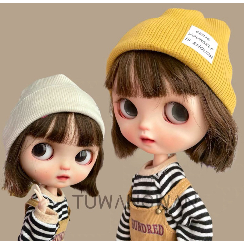 ☆พร้อมส่ง☆หมวกผ้าตุ๊กตา บลายธ์ diandian Qbabyหัวโต