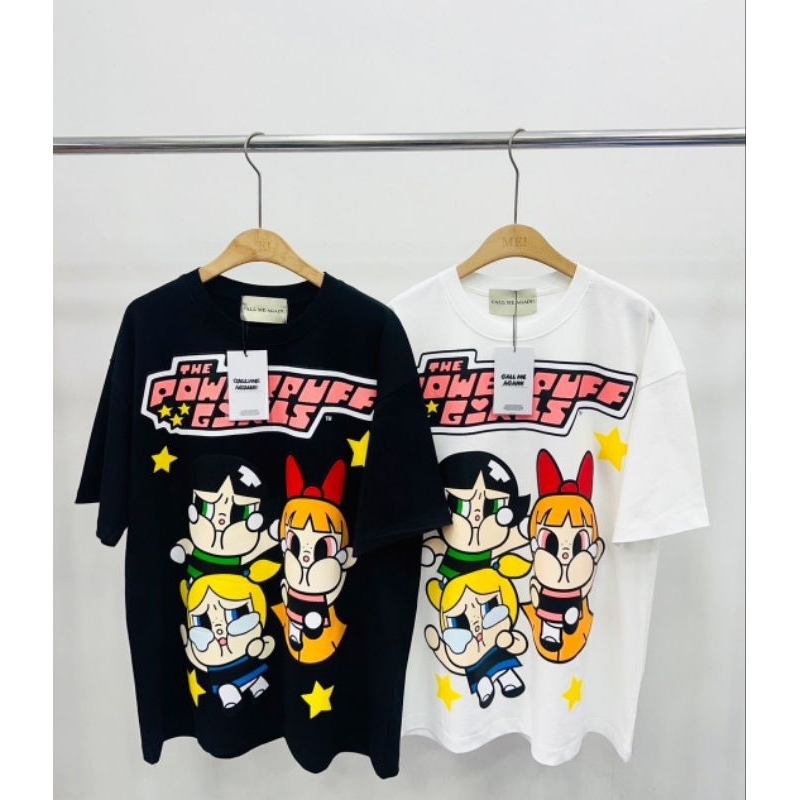 🧚🧚ลาย PPG👩👩 เสื้อยืด CallMeAgain ทรง Oversize อก 44-46" ผ้าคอตตอน 💯