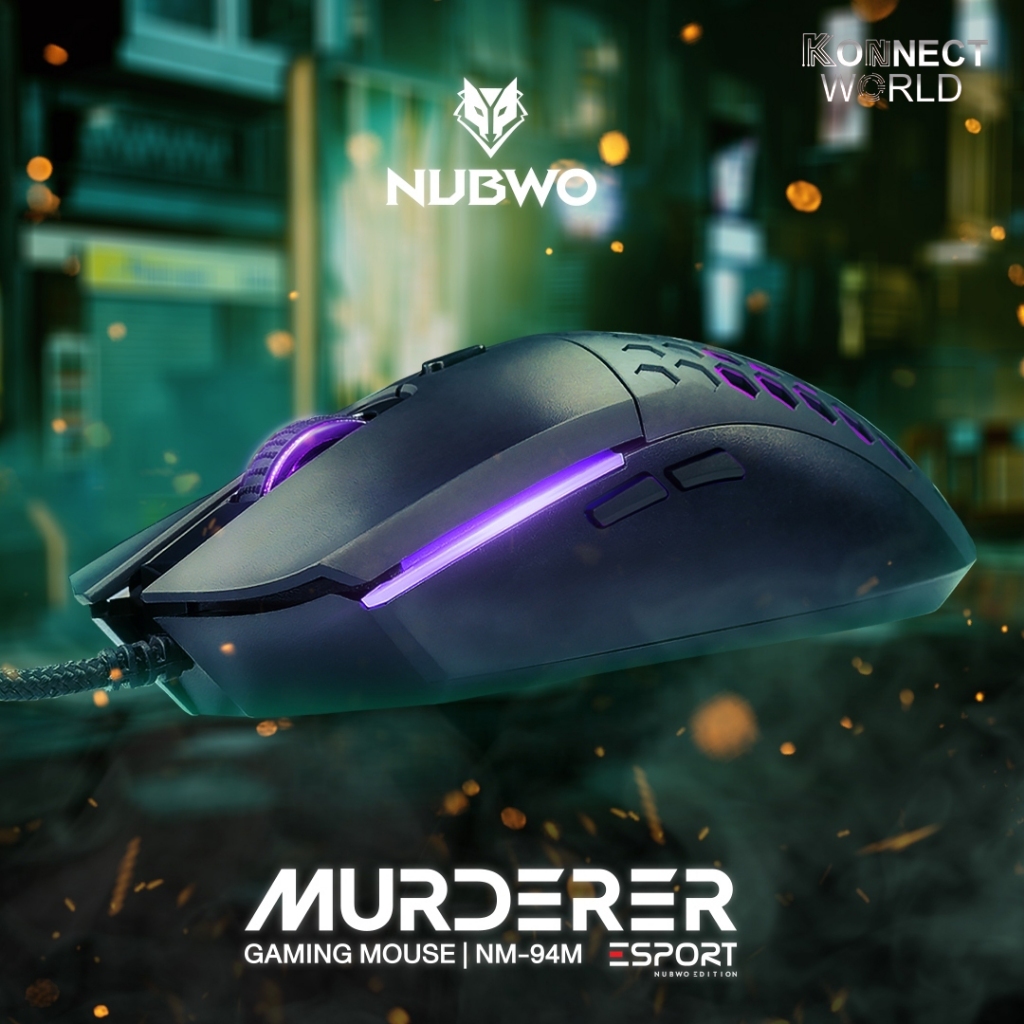 Nubwo Gaming Mouse เมาส์เกมมิ่ง รุ่น NM-94M
