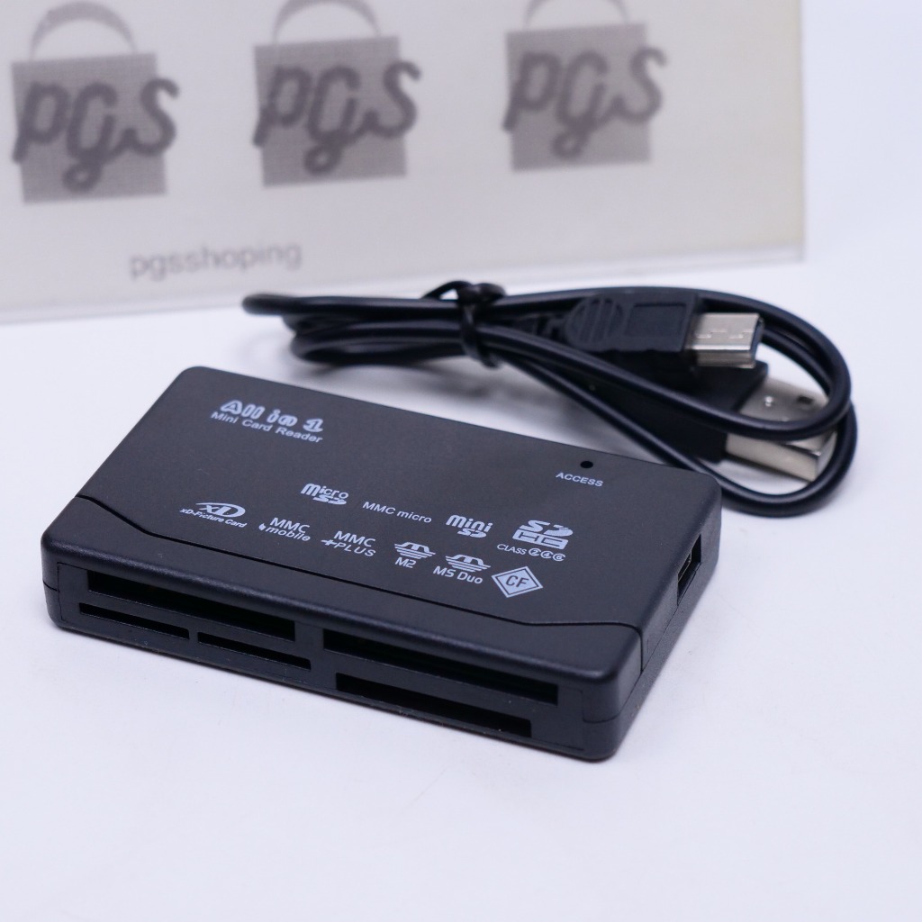card reader all in one ต่อได้ทุกเมม ต่อคอม ต่อมือถือ OTG CF card XD card SD card MS pro MMC Micro SD สต๊อกไทย พร้อมส่ง