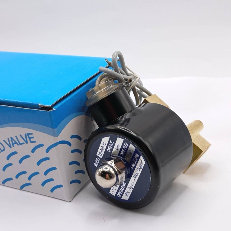 2W-040-10 12VDC 4mm min 0 kg/cm - max10 kg/cm โซลินอย 24v 220v