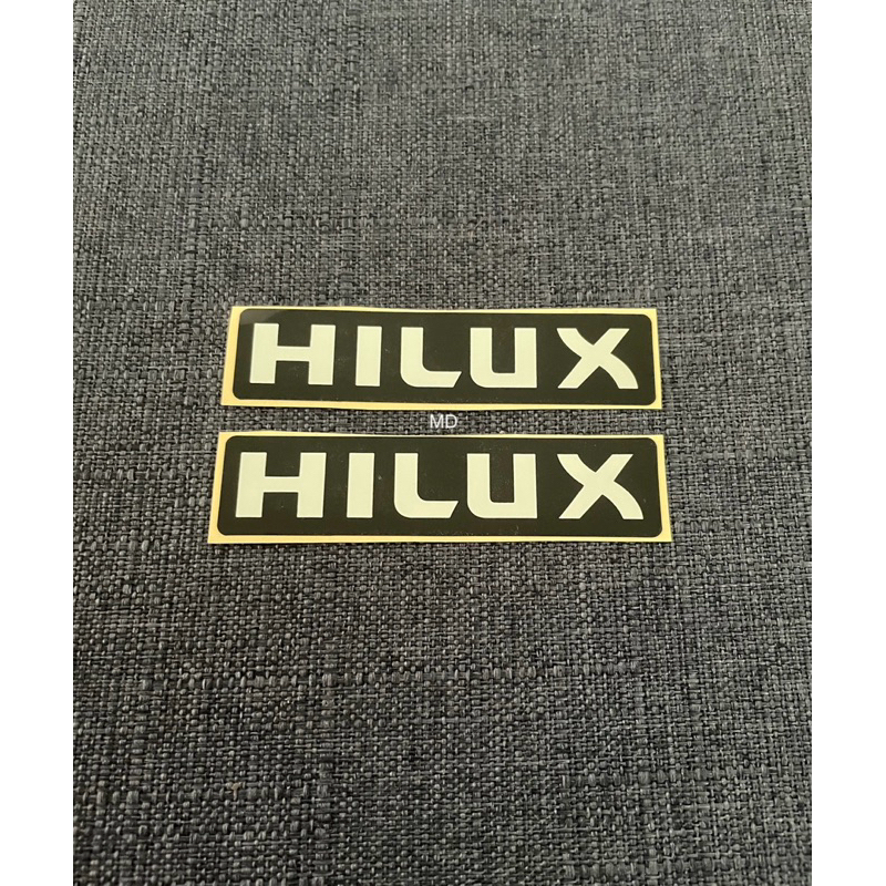 สติ๊กเกอร์ HILUX ติดท้ายToyota Vigo ราคาต่อชิ้น