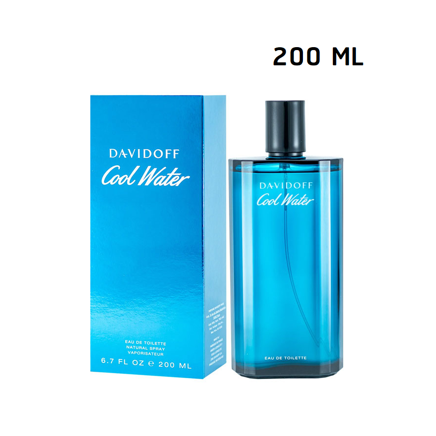 (200 ML) Davidoff Cool Water Men EDT  200 ml. กล่องซีล