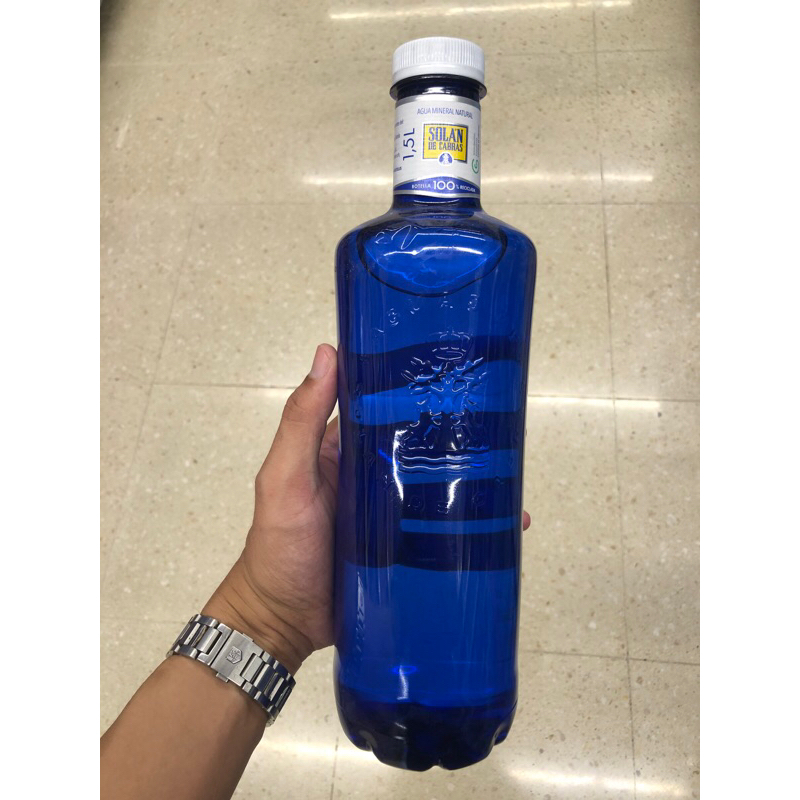 น้ำแร่ธรรมชาติ 100% จากสเปน Solan de Cabras Aqua mineral water 1500 ml (ขวดพลาสติก)