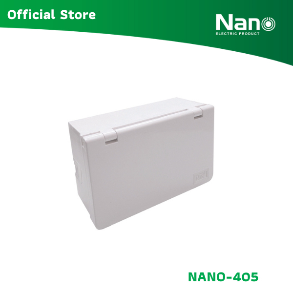 NANO กล่องครอบสวิตช์ปลั๊กไฟ NANO 3x5.5x2.5" (50 ชิ้น/กล่อง) NANO-405