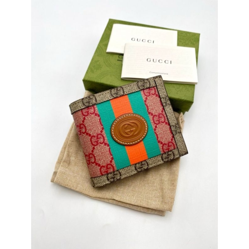 💥กระเป๋าสตางค์ชาย New #Gucci wallet ❣️ ❣️ สีมาใหม่สวยมากค่ะ มี 1ใบนะ