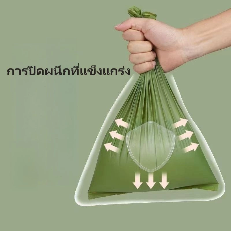 (20 ม้วน ฟรีแคปซูล) ถุงเก็บมูลสัตว์ รุ่นหนา ถุงเก็บมูลสุนัข ถุงเก็บอึแมว มีกลิ่นหอม ย่อยสลายได้♻️จัดส่งจากกรุงเทพ thumbnail 4