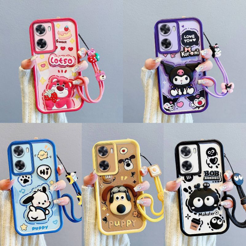 ร้านไทย เคสลายการ์ตูน+สายคล้อง สำหรับรุ่นVIVO Y20,Y3s,Y21,Y33T,Y33S,Y36(5G),Y27(4G),Y27(5G),Y27s