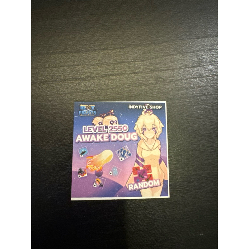 โมจิผลตื่นทุกสกิวครบราคาถูก การ์ดเกมส์ Bloxfruit