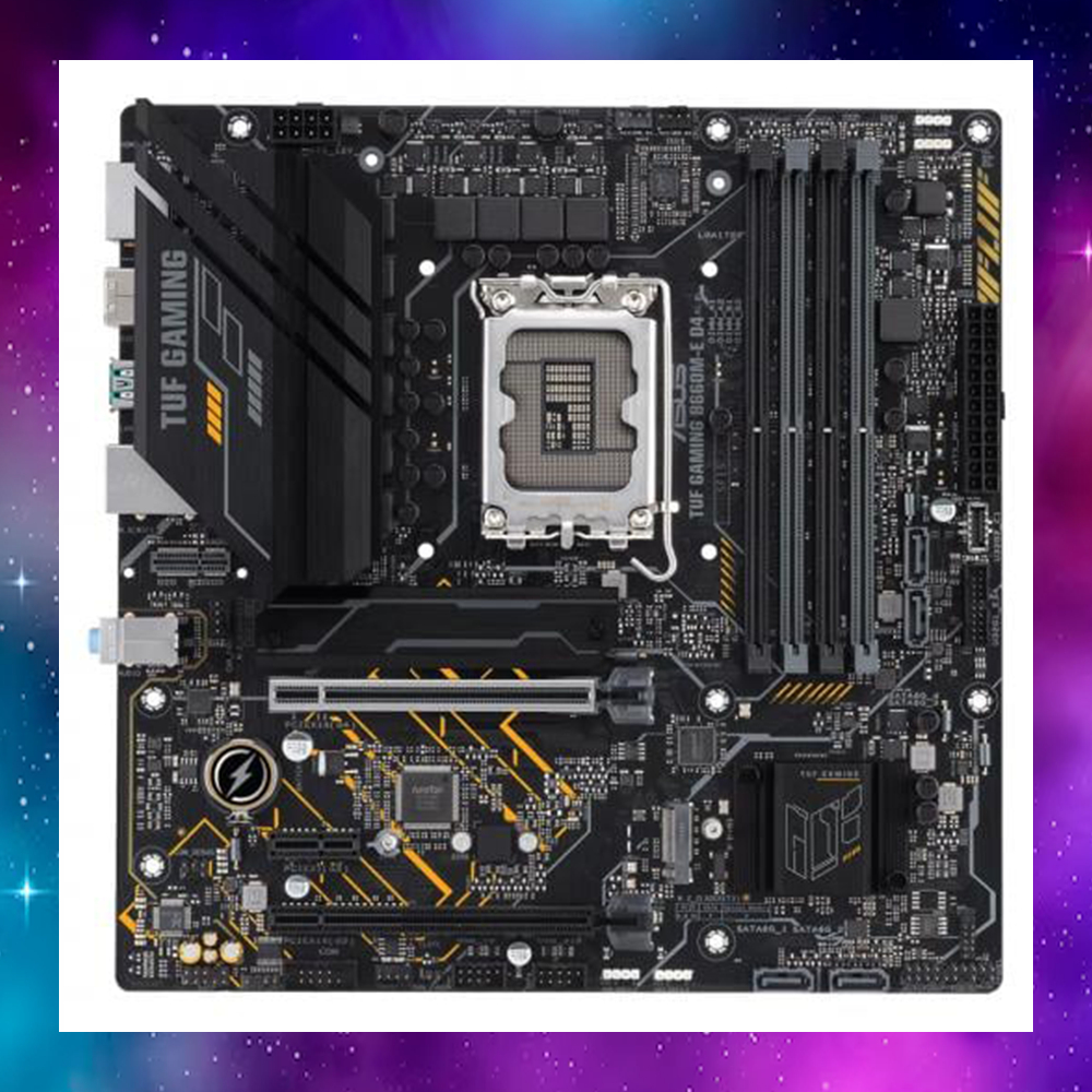 MAINBOARD (เมนบอร์ด) ASUS TUF GAMING B660M-E D4 (DDR4) GEN12-13-14 LGA 1700 ใช้งานปกติ ประกัน6/2025