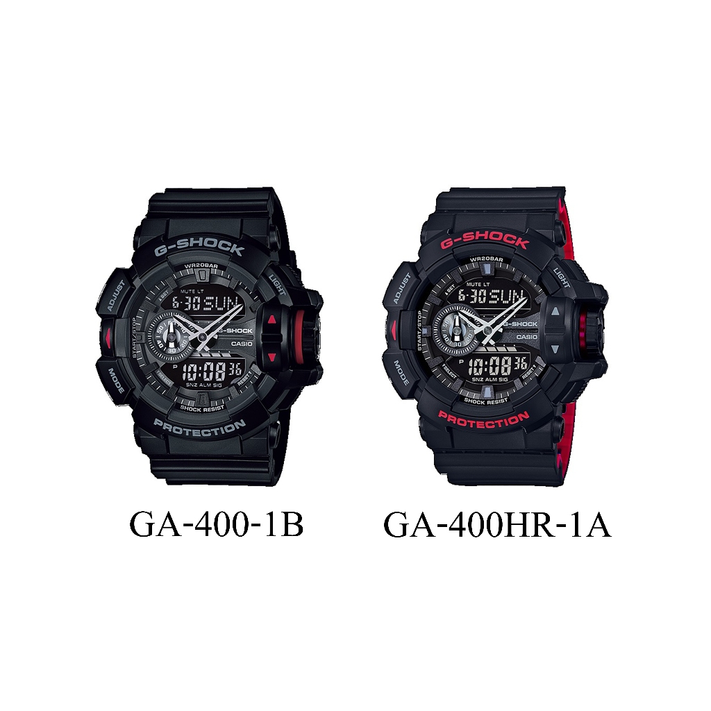 CASIO G-SHOCK ของแท้ รุ่น GA-400-1B , GA-400HR-1A