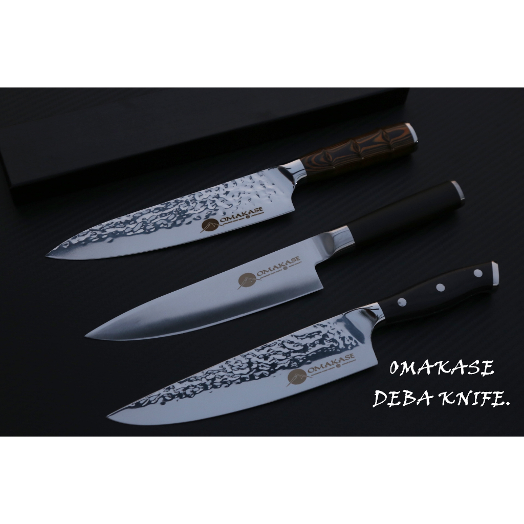 มีดเดบะ OMAKASE No.KM210-C071 Deba Kitchen  Knife ของแท้ 100 % ขนาด 13 นิ้ว