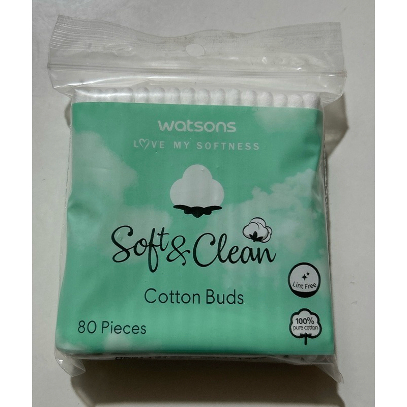 มือ 1 แท้💯 มีของ ตัดรอบ 11.00น. ทุกวัน exp 2026 (80ก้าน มี 2 แพคเกจ คละส่ง) วัตสันสำลีก้าน