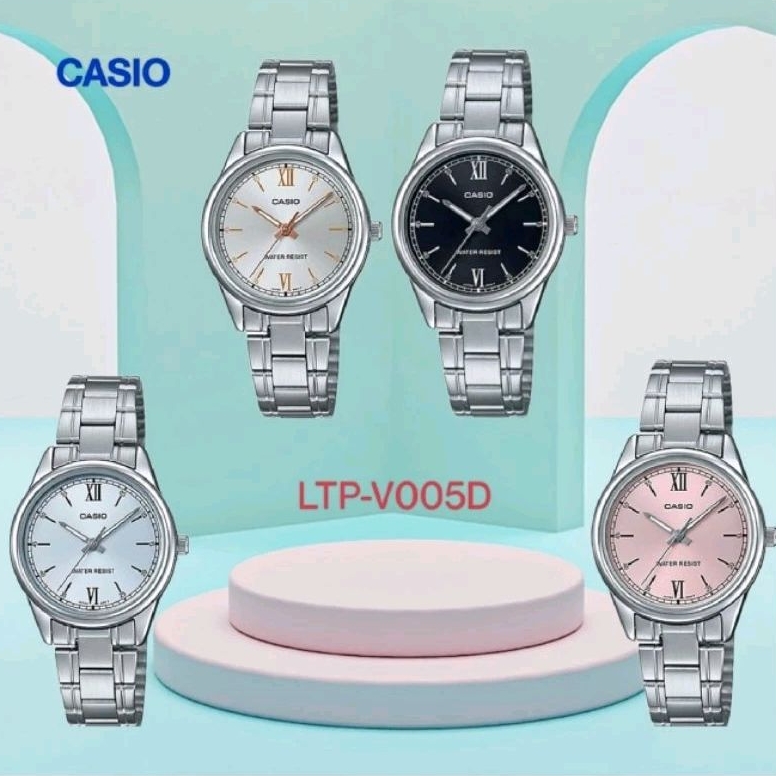 CASIOนาฬิกาผู้หญิง LTP-V005D ของแท้ รับประกัน 1ปี