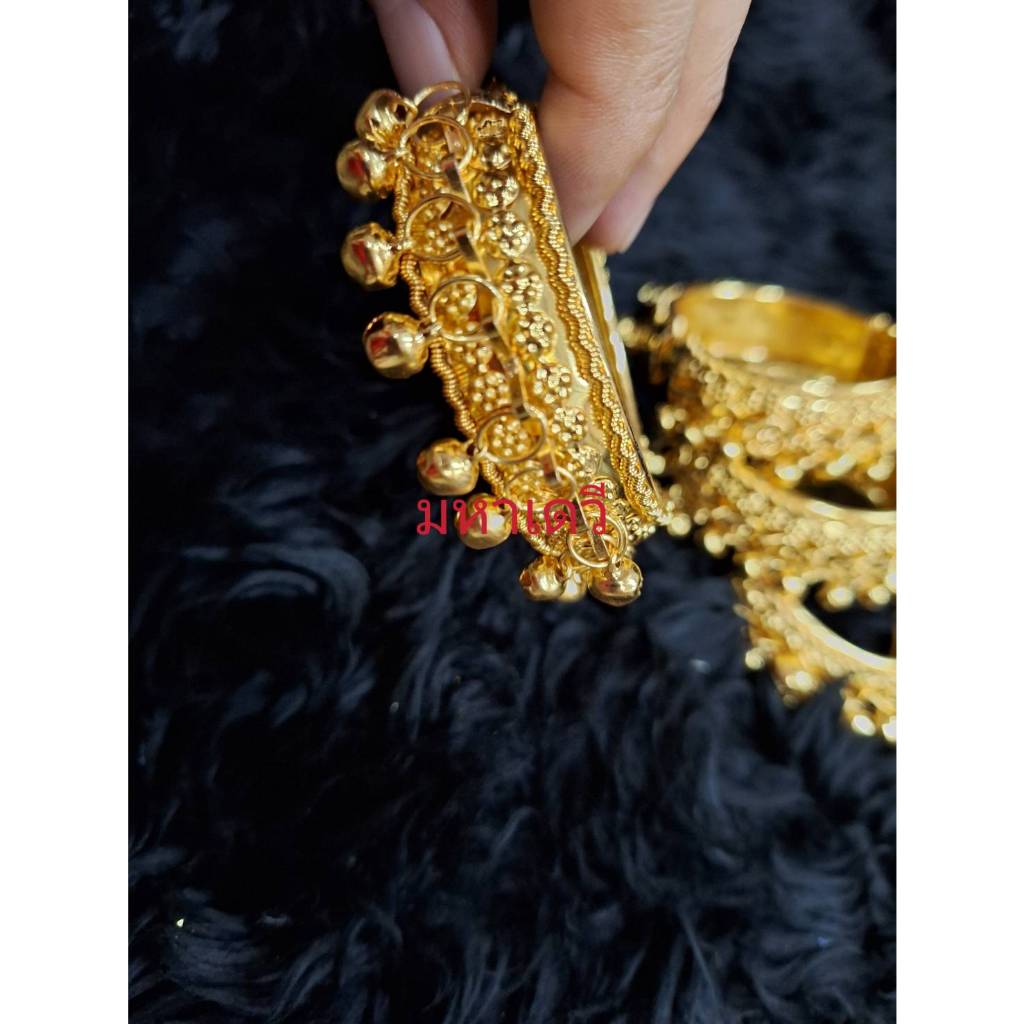 กำไลข้อมืออินเดีย 1คู่ ใส่กับชุดส่าหรีอินเดีย รูปที่ 3