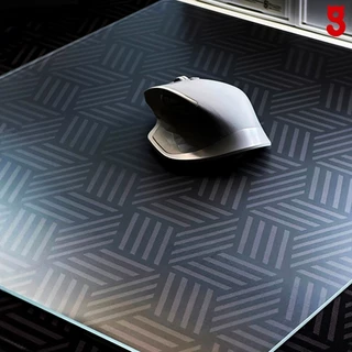 (พร้อมส่งจากไทย) แผ่นรองเมาส์กระจก premium glass mouse pad speed pro jagor แผ่นรองเม้าส์