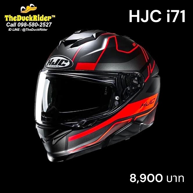 รุ่นใหม่ล่าสุด!! 2024 HJC รุ่น i71 IORIX MC1 SF มีแว่นดำกันแดด รองรับติดตั้งบลูทูธ SMART HJC GEN 2