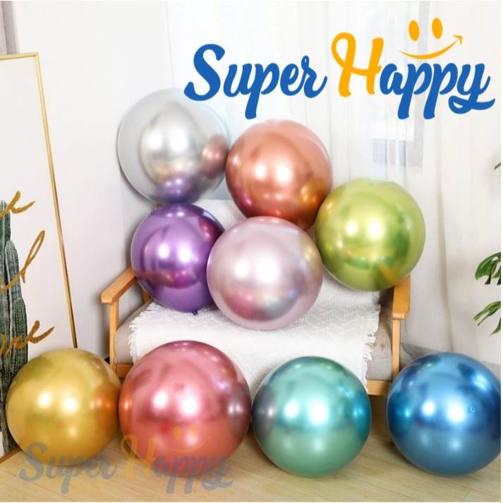 ลูกโป่งเมทัลลิก 18นิ้ว ลูกโป่งโครเมี่ยมเมทัลลิก ลูกโป่งเมทัลลิค Metallic balloons
