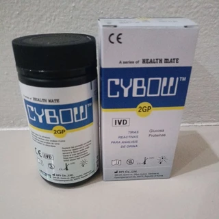 URINE STRIP 2GP ที่ตรวจ ชุดตรวจCYBOWแผ่นตรวจเบา.หวาน ตรวจโปรตีนในปัสสาวะ​ แถบตรวจน้ำตาล