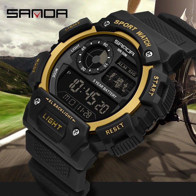 นาฬิกา sanda รุ่น 6009 ของแท้ 💯% มีประกัน !!!