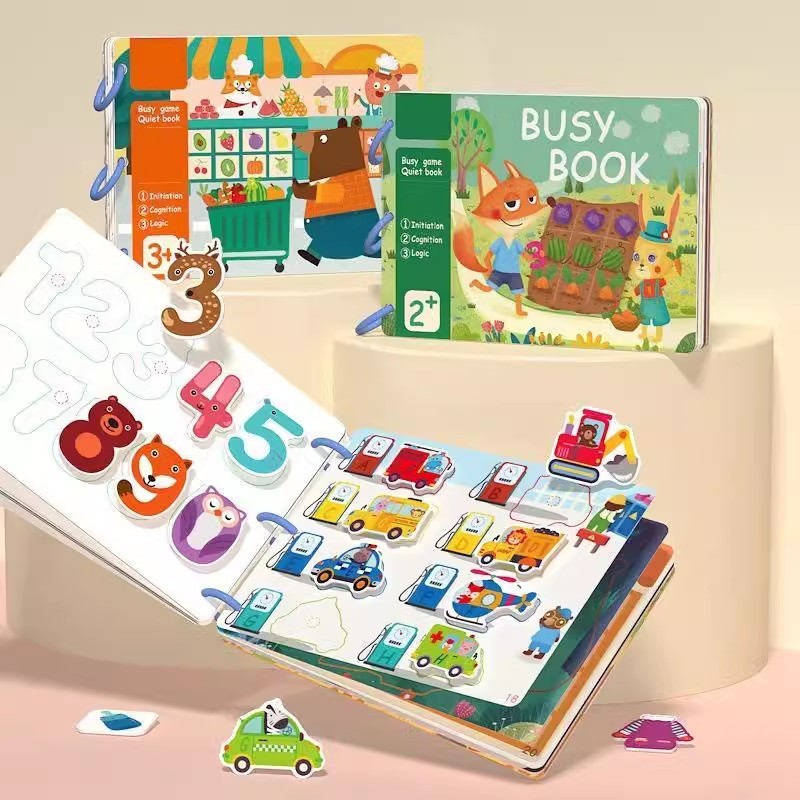 หนังสือการตรัสรู้เบบี้ หนังสือยุ่ง DIY หนังสือตีนตุ๊กแก ของเล่นเพื่อการศึกษา สําหรับเด็กปฐมวัย ราคา ถูกที่สุด ดีลบีเคเค แกลเลอรีภาพที่ 8