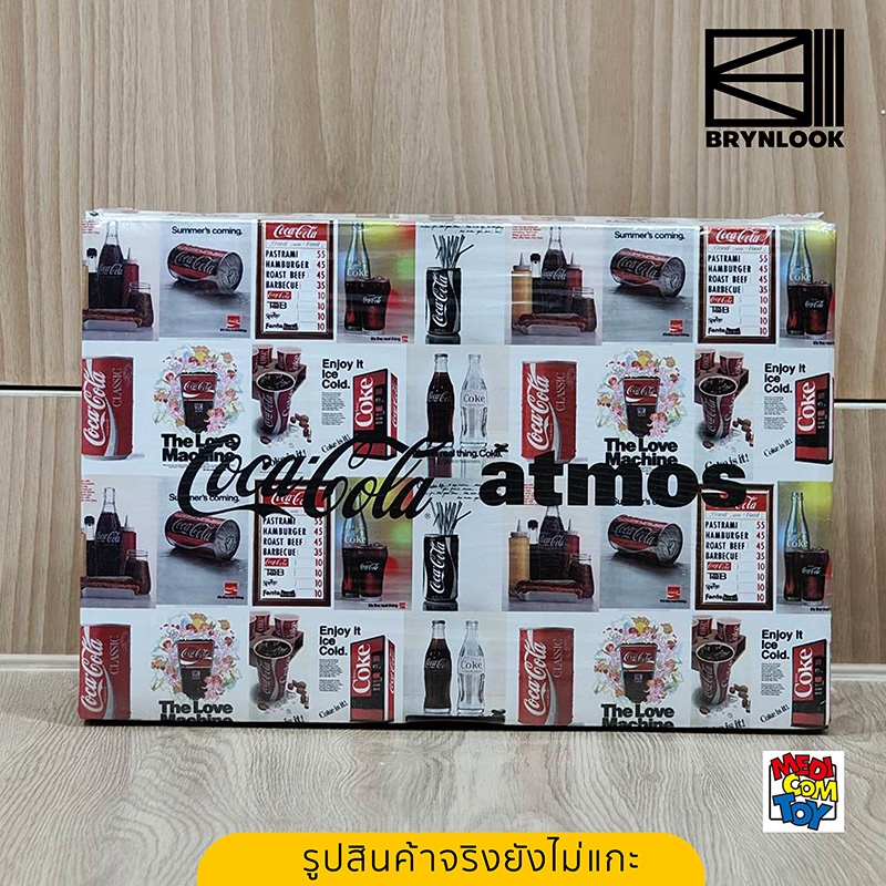 [ ของแท้ ใหม่ ไม่แกะ พร้อมสง ] BEARBRICK ATMOS COCA COLA SET 100%-400%