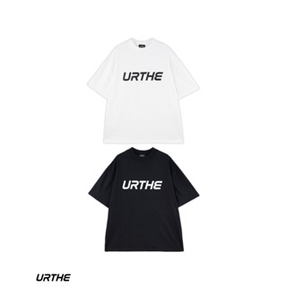 URTHE - เสื้อยืด เเขนสั้น สกรีนลาย รุ่น HIGH NECK