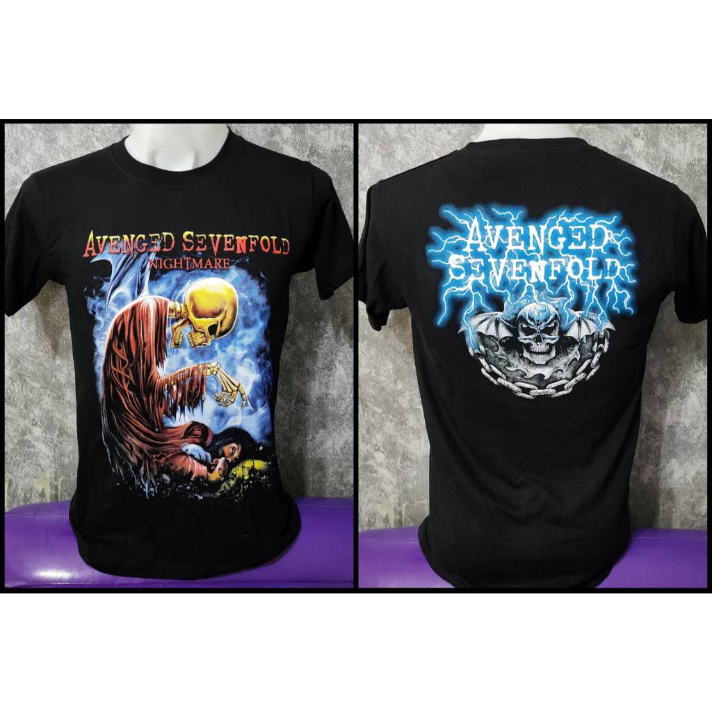 เสื้อยืดสกรีนลาย AVENG7FOLD (รหัส 238)